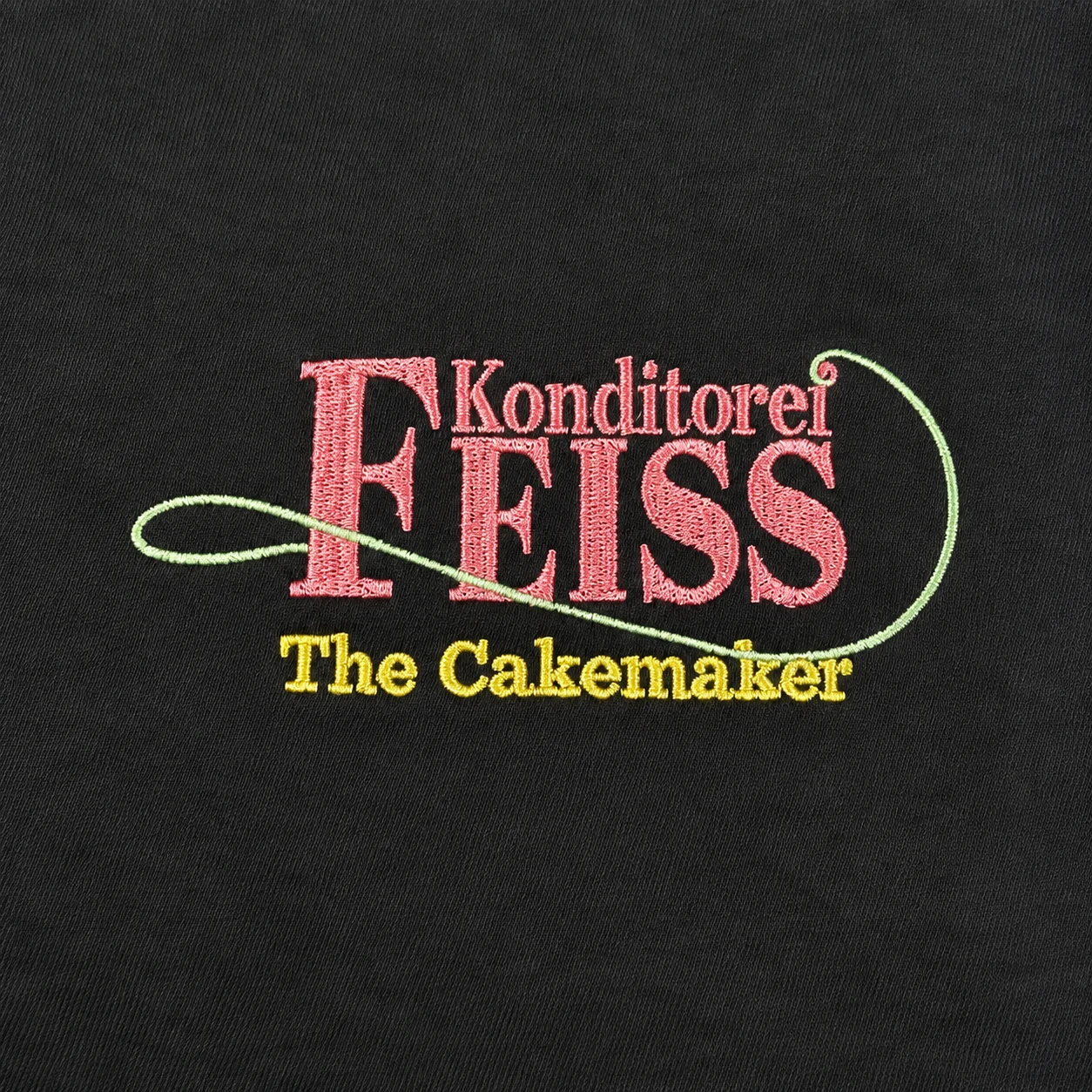 Konditorei-Feiss T-Shirt mit Stick veredelt